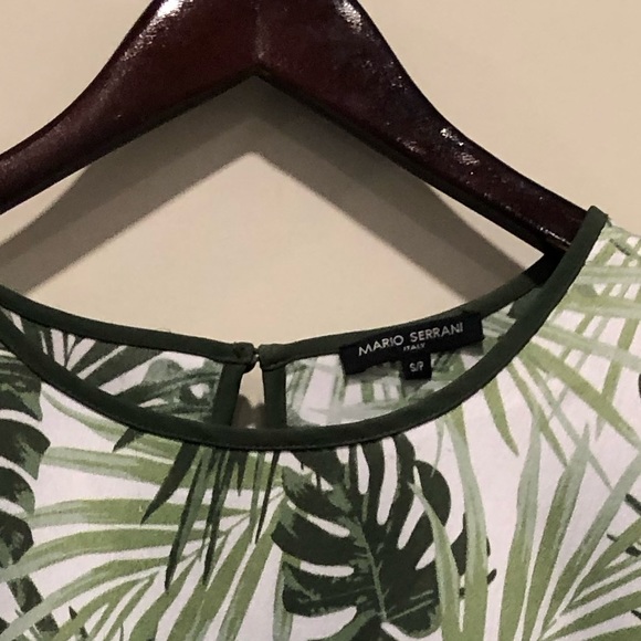 Mario Serrani Italy leafy green tank - Picture 3 of 3